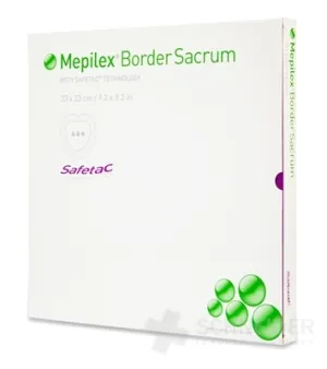 Mepilex-Bordüre Kreuzbein 23x23 cm