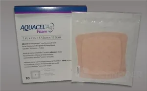 AQUACEL Ag-Schaum Hydrofaser-Abdeckung für Wunden