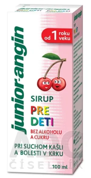 Junior Anginsirup für Kinder 100 ml + Geschenk