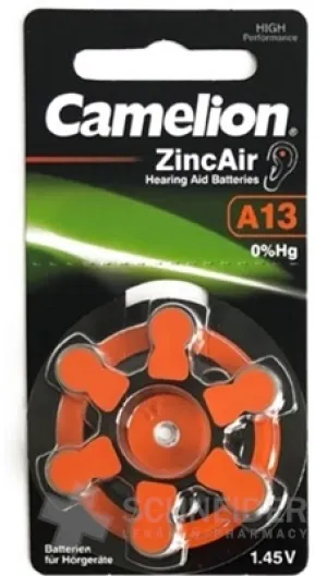 CAMELION ZincAir A13-Batterien