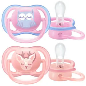 AVENT Schnuller 0-6M Ultra Air Pastell, Mädchen