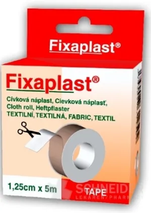 FIXAplast Spulenpflaster 1,25 cm x 5 m