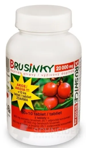 NATURVITA CRANBERRIES 20.000 mg