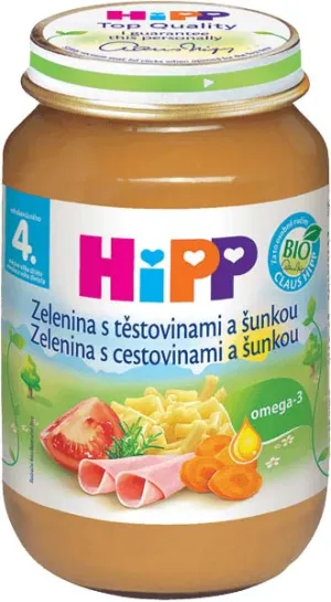 HiPP BIO Pasta mit Tomaten, Karotten und Schinken