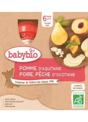 BabyBIO Apfel-Birne-Pfirsich