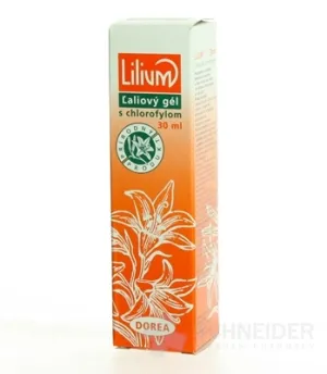 Lilium Lilium-Gel mit Chlorophyll