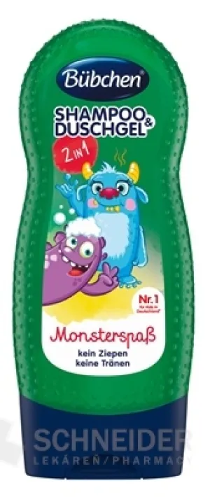 BUBCHEN KIDS SHP+SHOWER. GEL 2in1 MONSTER