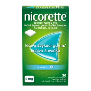 Nicorette® Icemint Gum 2 mg, medizinischer Kaugummi