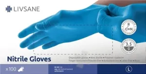 LIVSANE Nitrilhandschuhe Größe L