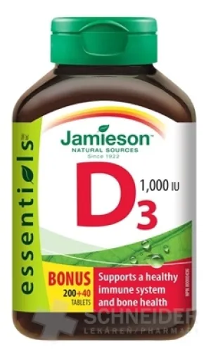 JAMIESON VITAMIN D3 1000 IE