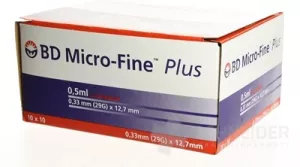 BD MICRO FINE INSULIN SPRITZE U-100