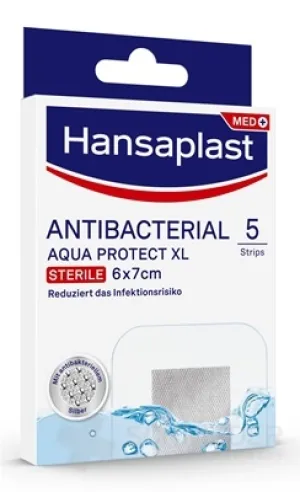 Hansaplast MED ANTIBAKTERIELLES AQUA PROTECT XL