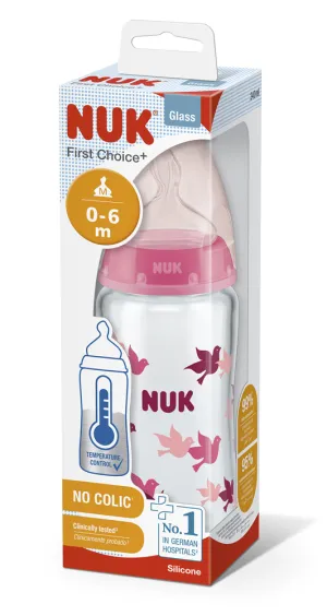 NUK FC+ GLASFLASCHE mit Temperaturkontrolle