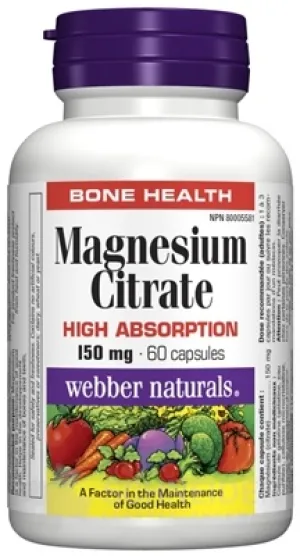 Webber Naturals Magnesium 150 mg