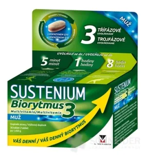SUSTENIUM Biorytmus 3 Multivitamin MÄNNER