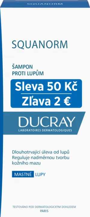 Ducray Squanorm therapeutisches Shampoo gegen fettige Schuppen, 200 ml