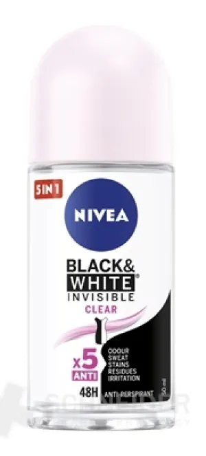 NIVEA Antitranspirant BLACK &amp; WHITE Klar