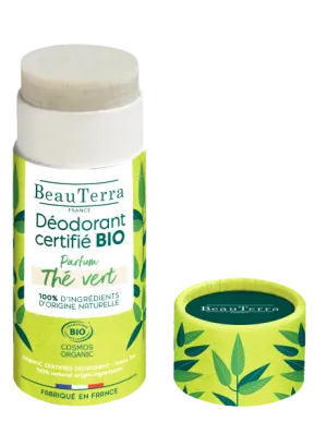 BeauTerra – zertifiziertes Bio-Deodorant ohne Aluminiumsalze Grüner Tee