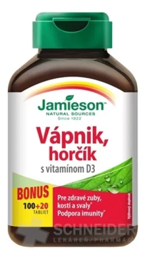 JAMIESON CALCIUM, MAGNESIUM MIT VITAMIN D3