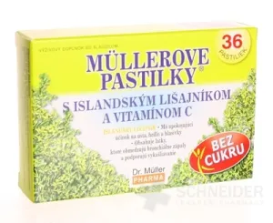 MÜLLERS PASTILLEN MIT INSEL. Flechten und Vit. C
