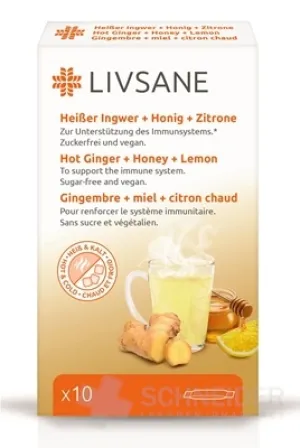 LIVSANE Scharfer Ingwer + Honig + Zitrone