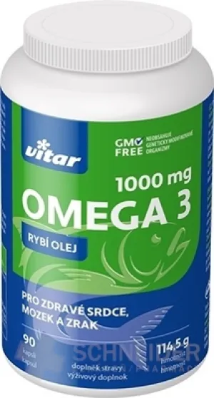 VITAR OMEGA 3 1000 mg FISCHÖL