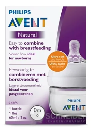 AVENT FLASCHE Natur PP 60 ml