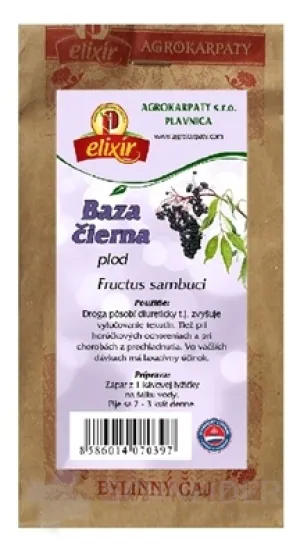 AGROCARPATY SCHWARZE ELDER-Frucht