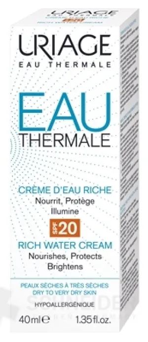 URIAGE EAU THERMISCHE REICHE CREME SPF20