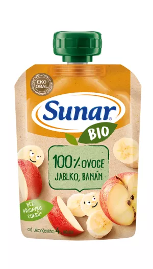 Sunar BIO Beutel Apfel, Banane