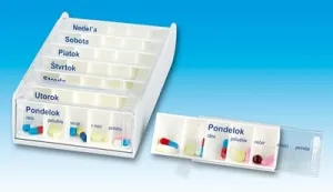 ANABOX Medikamentenspender 7 Tage weiß