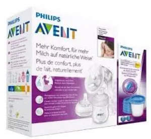 AVENT Handmilchpumpe Natur + Geschenk