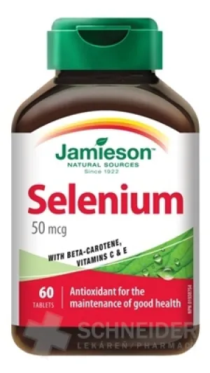 JAMIESON SELENIUM 50 µg mit BETA-CAROTIN und VIT. C und E