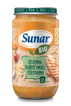 Sunar BIO Beilage GEMÜSE, HÜHNERFLEISCH, PASTA