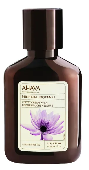 AHAVA Mineral Botanic Duschgel Lotus &amp; Chestnut Inhalt: 85ml