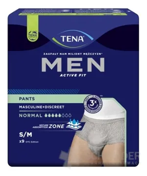 TENA Herren Hose Normal Grau S/M
