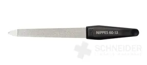 Nippes Solingen Feile Saphir spitz schwarz 13cm