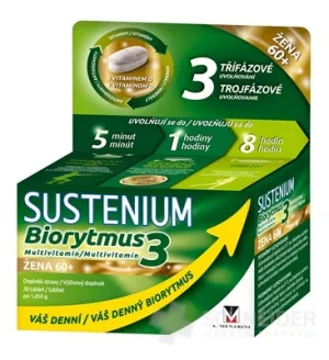 SUSTENIUM Biorytmus 3 Multivitamin FRAU 60+