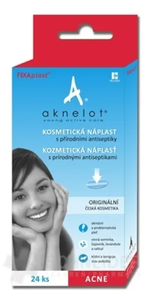 FIXAplast AKNE-Pflaster mit natürlichen Antiseptika