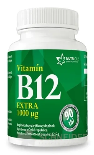 NUTRICIUS Vitamin B12 EXTRA 1000 μg