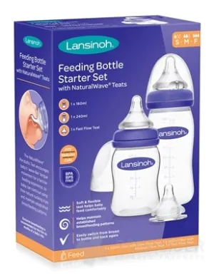 LANSINOH Starterset Babyflaschen